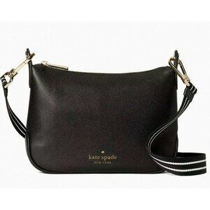 S Kate Spade Rosie Crossbody Black Leather Bag Purse WKR00630 NWT $349 Retail